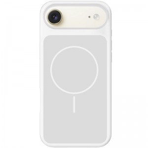 Чохол Silk Duo Color (AA) NO LOGO with Magnetic Fit для Apple iPhone 17 Air (6.5") White