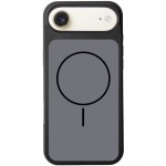 Чехол Silk Duo Color (AA) NO LOGO with Magnetic Fit для Apple iPhone 17 Air (6.5") Черный