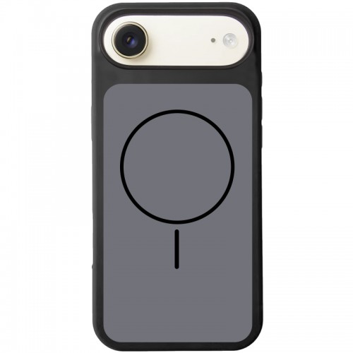 Чохол Silk Duo Color (AA) NO LOGO with Magnetic Fit для Apple iPhone 17 Air (6.5") Black