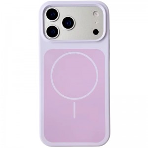 Чехол Silk Duo Color (AA) БЕЗ ЛОГОТИПА с магнитным креплением для Apple iPhone 17 Pro (6.3") Лиловый