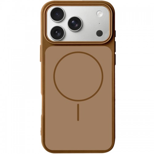 Чохол Silk Duo Color (AA) NO LOGO with Magnetic Fit для Apple iPhone 17 Pro (6.3") Brown