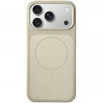 Чехол Silk Duo Color (AA) БЕЗ ЛОГОТИПА с магнитным креплением для Apple iPhone 17 Pro (6.3") Античный белый