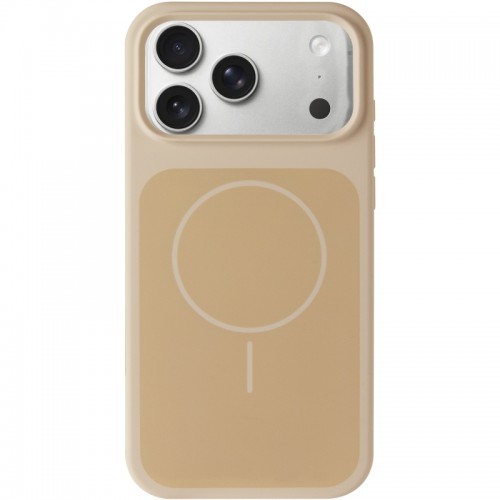 Чехол Silk Duo Color (AA) БЕЗ ЛОГОТИПА с магнитным креплением для Apple iPhone 17 Pro (6.3") Античный белый