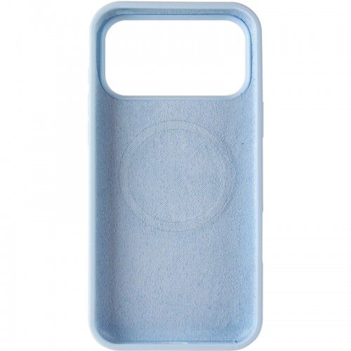 Чохол Silk Duo Color (AA) NO LOGO with Magnetic Fit для Apple iPhone 17 Pro Max (6.9") Sky Blue