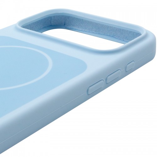 Чохол Silk Duo Color (AA) NO LOGO with Magnetic Fit для Apple iPhone 17 Pro Max (6.9") Sky Blue