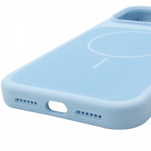 Чохол Silk Duo Color (AA) NO LOGO with Magnetic Fit для Apple iPhone 17 Pro Max (6.9") Sky Blue
