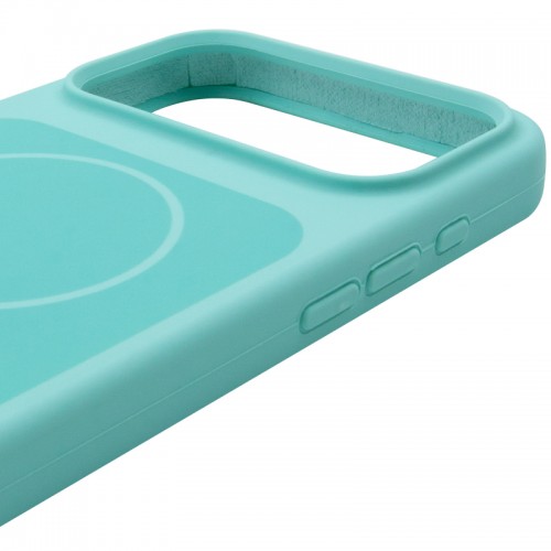 Чехол Silk Duo Color (AA) БЕЗ ЛОГОТИПА с магнитным креплением для Apple iPhone 17 Pro Max (6.9") Бирюзовый