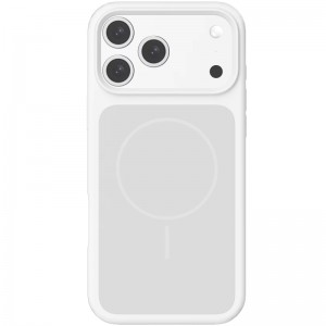 Чохол Silk Duo Color (AA) NO LOGO with Magnetic Fit для Apple iPhone 17 Pro Max (6.9") White