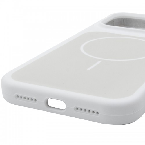 Чохол Silk Duo Color (AA) NO LOGO with Magnetic Fit для Apple iPhone 17 Pro Max (6.9") White
