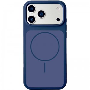 Чохол Silk Duo Color (AA) NO LOGO with Magnetic Fit для Apple iPhone 17 Pro Max (6.9") Midnight Blue