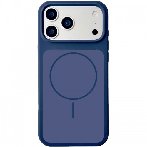 Чохол Silk Duo Color (AA) NO LOGO with Magnetic Fit для Apple iPhone 17 Pro Max (6.9") Midnight Blue