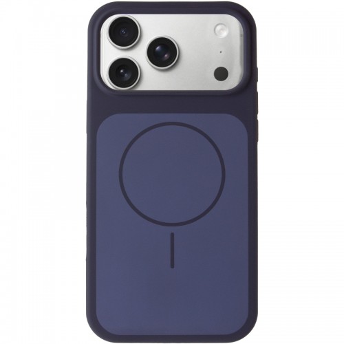 Чохол Silk Duo Color (AA) NO LOGO with Magnetic Fit для Apple iPhone 17 Pro Max (6.9") Midnight Blue