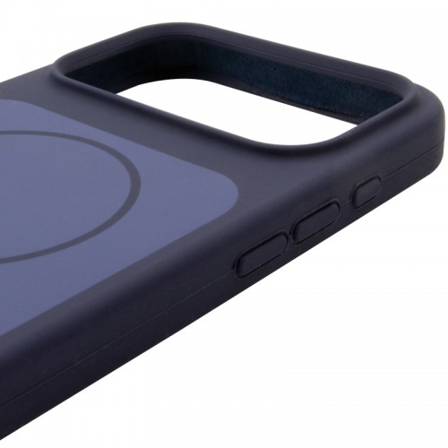 Чохол Silk Duo Color (AA) NO LOGO with Magnetic Fit для Apple iPhone 17 Pro Max (6.9") Midnight Blue