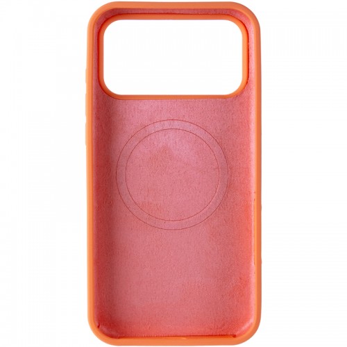 Чехол Silk Duo Color (AA) БЕЗ ЛОГОТИПА with Magnetic Fit для Apple iPhone 17 Pro Max (6.9") Оранжевый