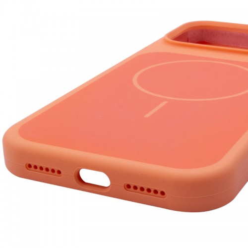 Чехол Silk Duo Color (AA) БЕЗ ЛОГОТИПА with Magnetic Fit для Apple iPhone 17 Pro Max (6.9") Оранжевый