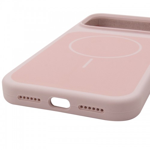 Чохол Silk Duo Color (AA) NO LOGO with Magnetic Fit для Apple iPhone 17 Pro Max (6.9") Pink