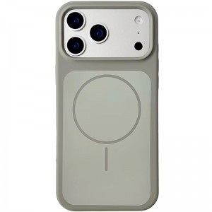 Чохол Silk Duo Color (AA) NO LOGO with Magnetic Fit для Apple iPhone 17 Pro Max (6.9") Gray