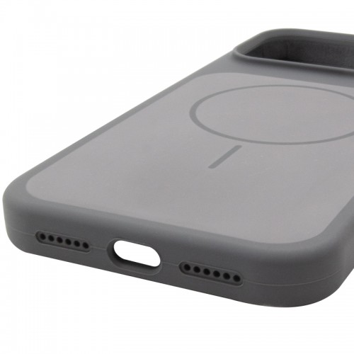 Чохол Silk Duo Color (AA) NO LOGO with Magnetic Fit для Apple iPhone 17 Pro Max (6.9") Gray