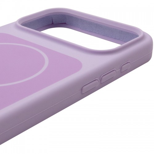 Чохол Silk Duo Color (AA) NO LOGO with Magnetic Fit для Apple iPhone 17 Pro Max (6.9") Lilac