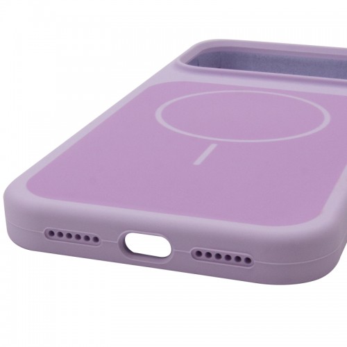 Чохол Silk Duo Color (AA) NO LOGO with Magnetic Fit для Apple iPhone 17 Pro Max (6.9") Lilac