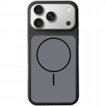 Чехол Silk Duo Color (AA) БЕЗ ЛОГО с магнитным креплением для Apple iPhone 17 Pro Max (6.9") Черный