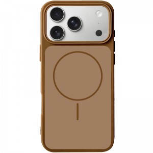 Чехол Silk Duo Color (AA) БЕЗ ЛОГОТИПА с магнитным креплением для Apple iPhone 17 Pro Max (6.9") Коричневый