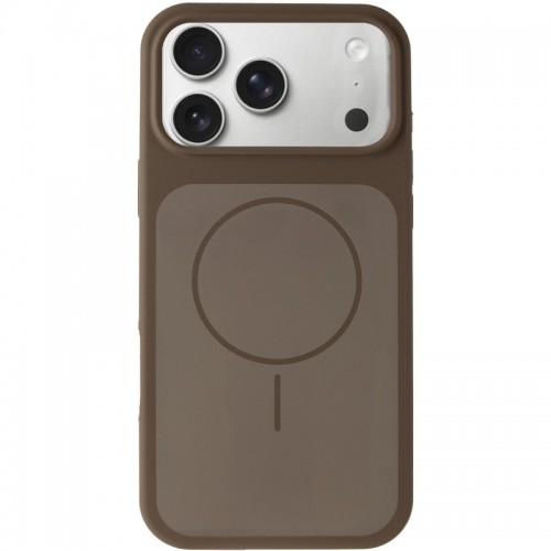 Чохол Silk Duo Color (AA) NO LOGO with Magnetic Fit для Apple iPhone 17 Pro Max (6.9") Brown