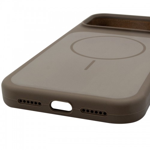 Чохол Silk Duo Color (AA) NO LOGO with Magnetic Fit для Apple iPhone 17 Pro Max (6.9") Brown