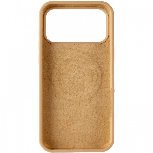 Чехол Silk Duo Color (AA) БЕЗ ЛОГОТИПА с магнитным креплением для Apple iPhone 17 Pro Max (6.9") Пустынное золото