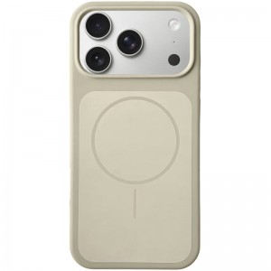 Чехол Silk Duo Color (AA) БЕЗ ЛОГОТИПА с магнитным креплением для Apple iPhone 17 Pro Max (6.9") Античный белый