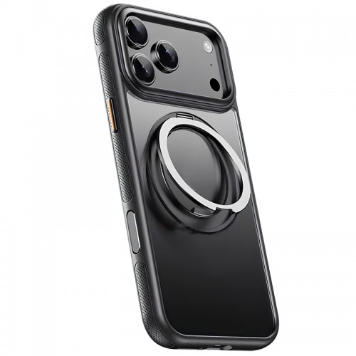 Чехол Ummi Stylish с кольцом MagSafe для Apple iPhone 17 Pro / 18 Pro (6.3") Черный