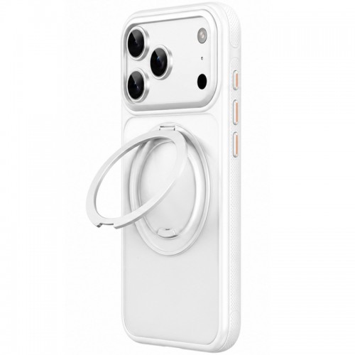 Чехол Ummi Stylish with MagSafe Ring для Apple iPhone 17 Pro / 18 Pro (6.3") Белый
