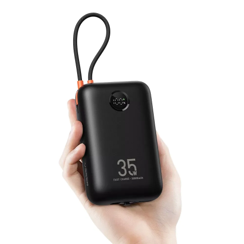 Зовнішній акумулятор VEGER Built-In 2 cables Ultra Mini 30000mAh (VG-W3018)