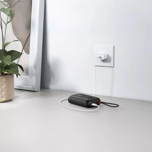 Зовнішній акумулятор VEGER Built-In 2 cables Ultra Mini 30000mAh (VG-W3018)