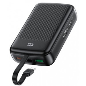 Зовнішній акумулятор ACEFAST M14 PD20W power bank with cable 20000mAh Black (6974316283966)