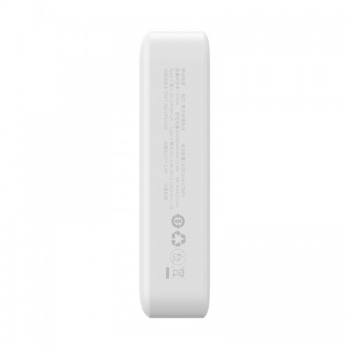 Зовнішній акумулятор Baseus Magnetic Mini Wireless Fast Charge Power Bank 20000mAh 20W White (PPCX150002)