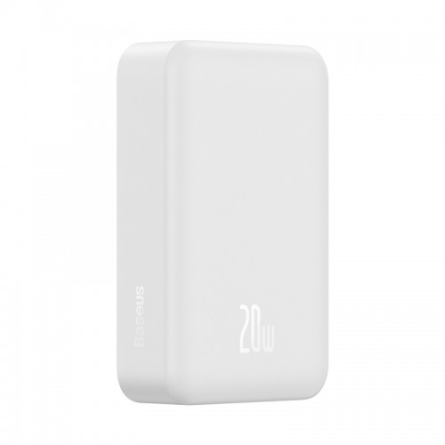 Зовнішній акумулятор Baseus Magnetic Mini Wireless Fast Charge Power Bank 20000mAh 20W White (PPCX150002)