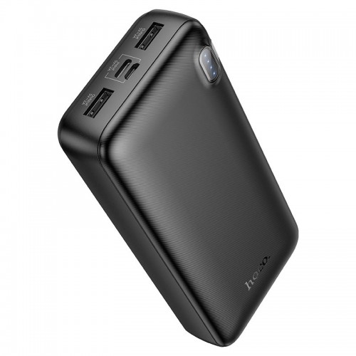 Внешний аккумулятор HOCO J128A Powerful power bank (20000mAh) Black (6942007621175)