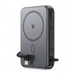 Повербанк MagSafe AceFast M24 10000mah 22.5W  з кабелем Type-C, тримач для телефону Metal Gray
