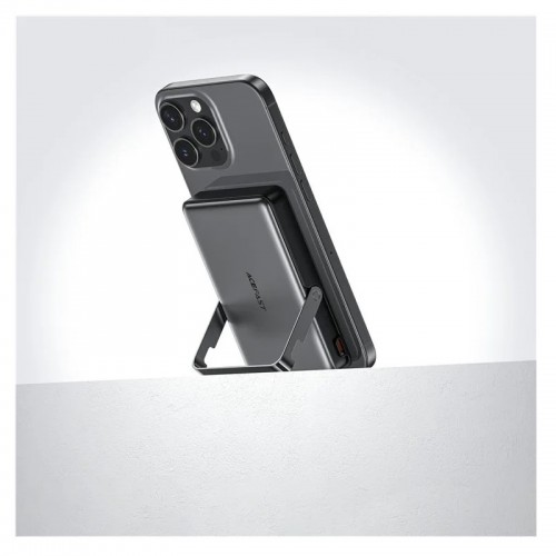 Зовнішній акумулятор ACEFAST M17 PD20W/22.5W magnetic fast charging power bank with built-in stand 10000mAh Black (6974316284000)