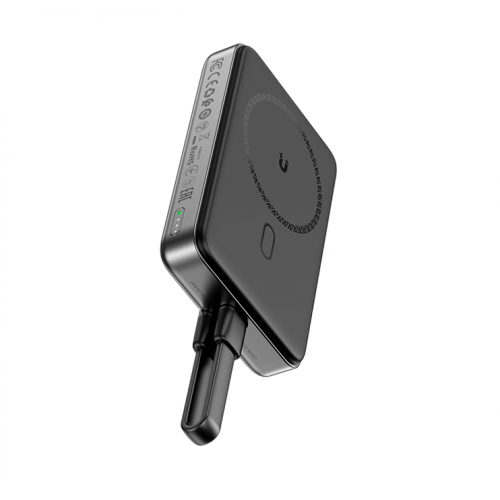 Зовнішній акумулятор ACEFAST M10-10000 PD30W magnetic wireless charging power bank with cable Black (6974316283300)