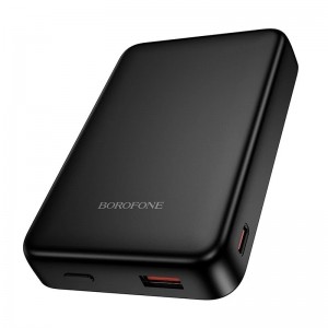 Зовнішній акумулятор BOROFONE BJ82A Dawn PD20W magnetic power bank(10000mAh) Black (6941991124808)