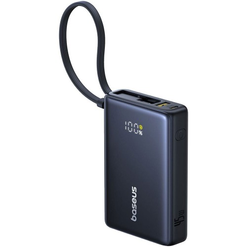 Зовнішній акумулятор Baseus PicoGo Digital Display Power Bank 10000mAh 45W Cosmic Black (P10076803123-00)