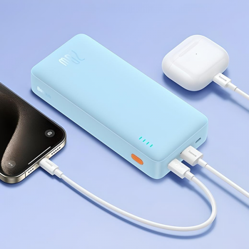 Зовнішній акумулятор Baseus Airpow Fast Charge Power Bank 10000mAh 20W Galaxy Blue (P10022801313-00)