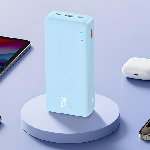 Зовнішній акумулятор Baseus Airpow Fast Charge Power Bank 10000mAh 20W Galaxy Blue (P10022801313-00)