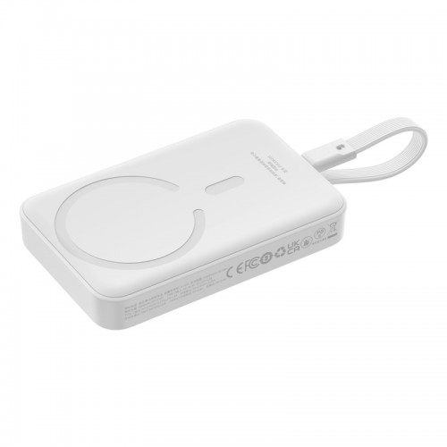 Зовнішній акумулятор Baseus Magnetic Mini Wireless Fast Charge Power Bank Type-C Edition 10000mAh 30W Stellar White (P1002210B223-00)