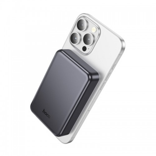 Зовнішній акумулятор HOCO J160A Original PD20W magnetic power bank(10000mAh) Black (6942007664097)