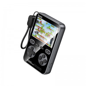 Зовнішній акумулятор HOCO Q47 Shine PD20W power bank with game console(10000mAh) Metal Gray (6942007664332)
