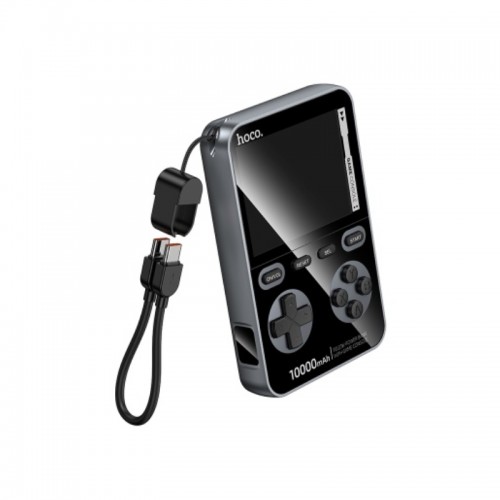 Зовнішній акумулятор HOCO Q47 Shine PD20W power bank with game console(10000mAh) Metal Gray (6942007664332)