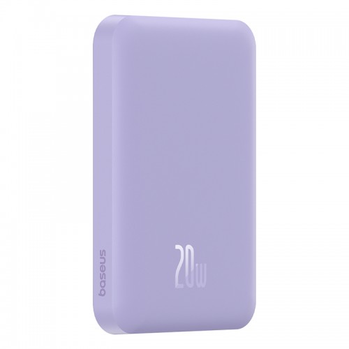 Зовнішній акумулятор Baseus Magnetic Mini Wireless Fast Charge Power Bank 5000mAh 20W Nebula Purple (P10022107513-00)